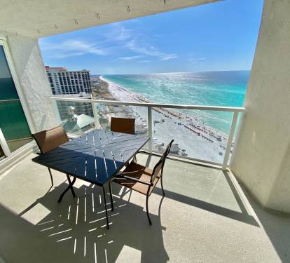 Wrap around balcony!