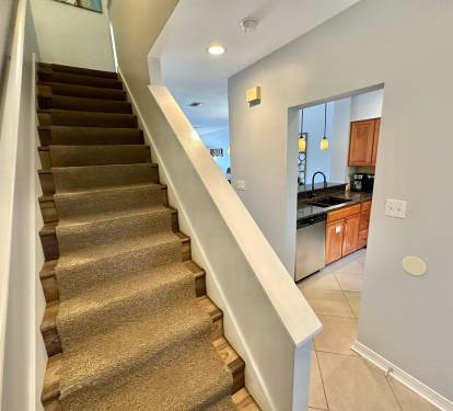 Stairs to the bedrooms