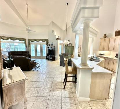 Open concept spaces