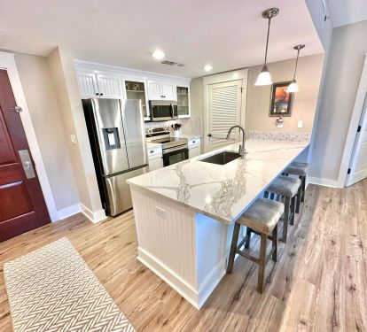 Fully stocked kitchen