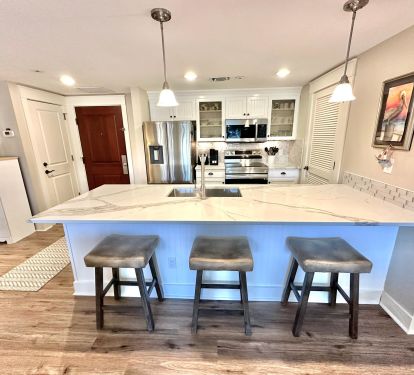 Fully stocked kitchen