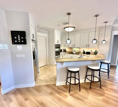 Fully stocked kitchen