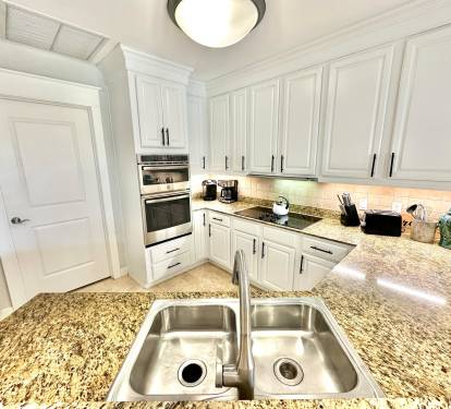 Fully stocked kitchen