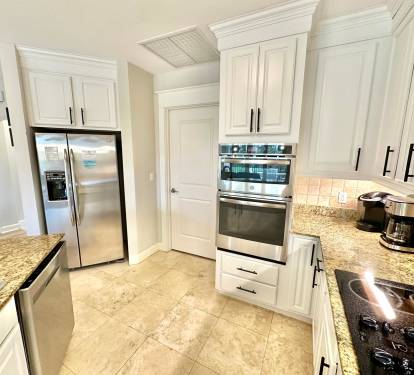 Fully stocked kitchen