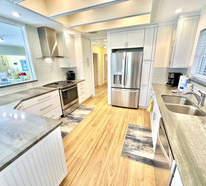 Fully stocked kitchen
