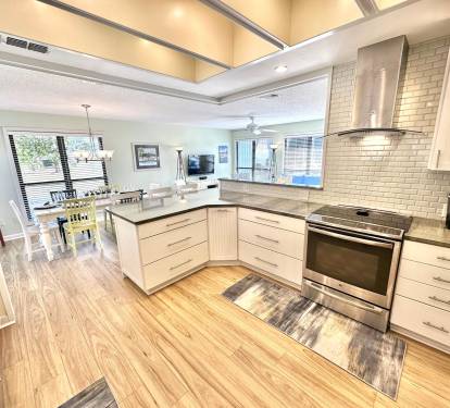 Fully stocked kitchen