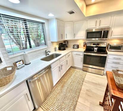 Fully stocked kitchen