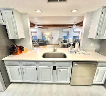 Fully stocked kitchen