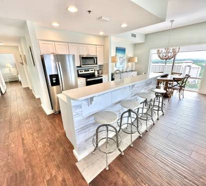Fully stocked kitchen