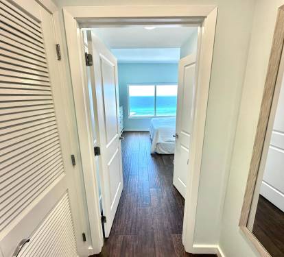 Master bedroom entry