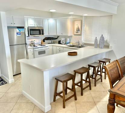 Fully stocked kitchen