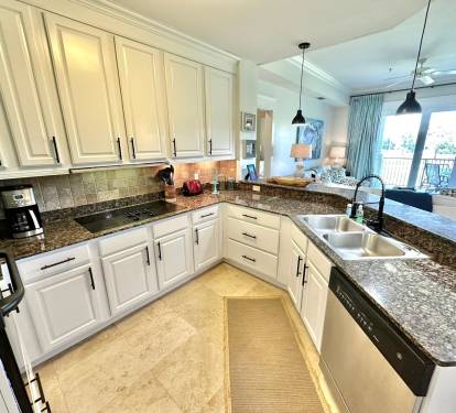 Fully stocked kitchen