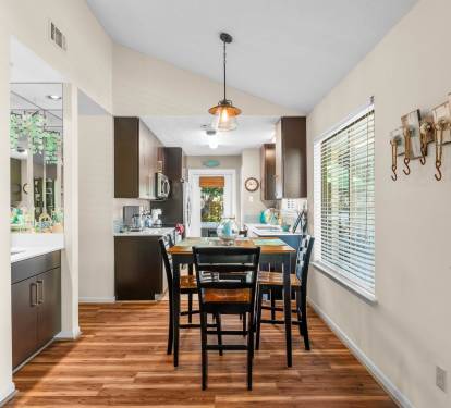 Dining Room table and Bar for drinks