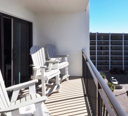 Balcony View - Emerald Isle Resort 712, Okaloosa Island, Fort Walton Beach Vacation Rentals by Sunset Resort Rentals