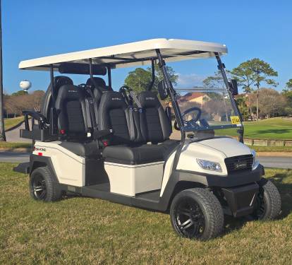 6-Seater Golf Cart Included