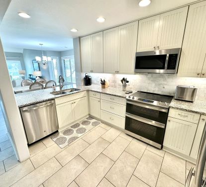 Fully stocked kitchen