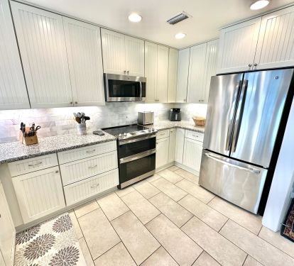 Fully stocked kitchen