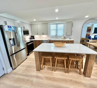 Fully stocked kitchen