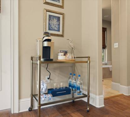 Coffee bar in the Master Suite