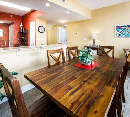 Dining Area - Waters Edge Resort Unit 212 Fort Walton Beach Okaloosa Island Vacation Rentals