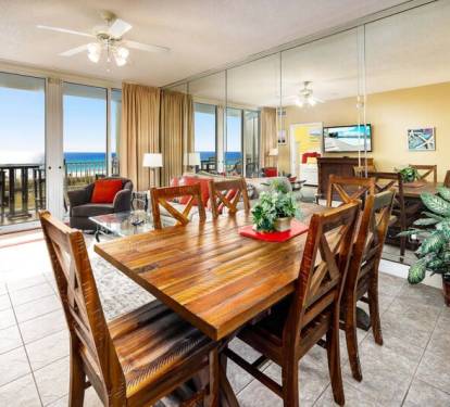 Dining Area - Waters Edge Resort Unit 212 Fort Walton Beach Okaloosa Island Vacation Rentals