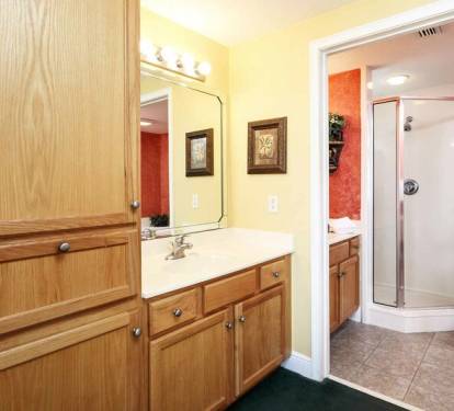 Master Bathroom - Waters Edge Resort Unit 212 Fort Walton Beach Okaloosa Island Vacation Rentals
