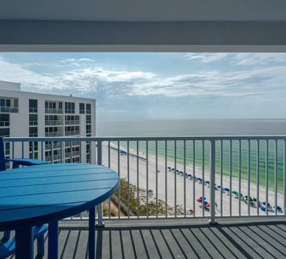 Sip your morning coffee while watching waves roll onto pristine shores from your private seaside balcony.