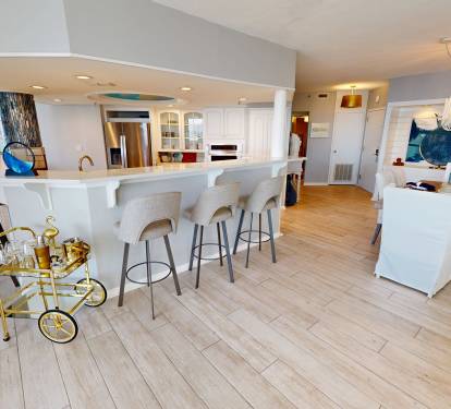 Kitchen and Living Room