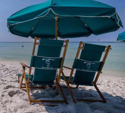 Complimentary Beach Service in season