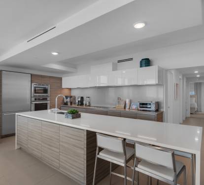 Kitchen with Bar Seating