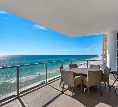 Enjoy a Meal or a Game on Your Private Balcony
