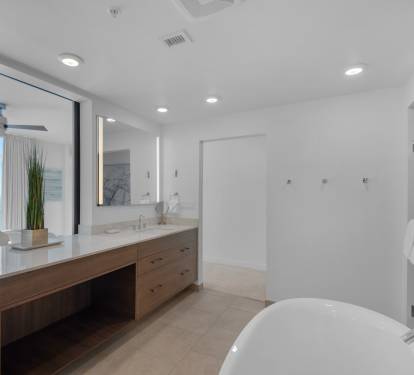 Primary Bathroom with Views of the Gulf