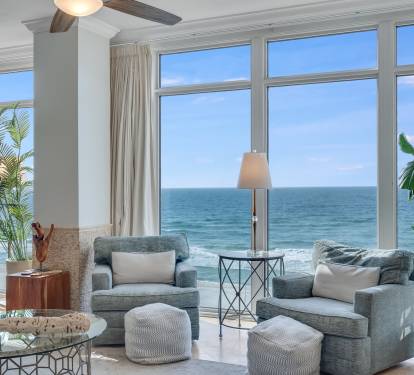 Elegant Coastal Living Space