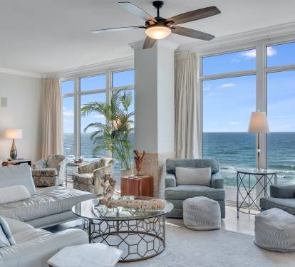 Elegant Coastal Living Space