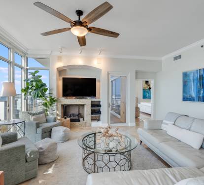 Elegant Coastal Living Space
