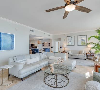 Elegant Coastal Living Space