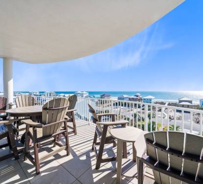 Step onto your private balcony where ocean breezes and stunning sea views await. Relax at your dining table while watching the waves.