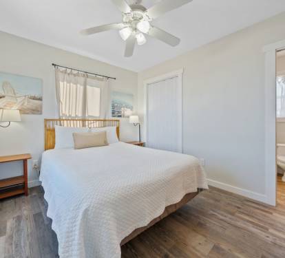 La Casita Azul Bedroom with Queen Bed