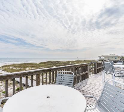 Cabana Beach House Gulf Front Deck