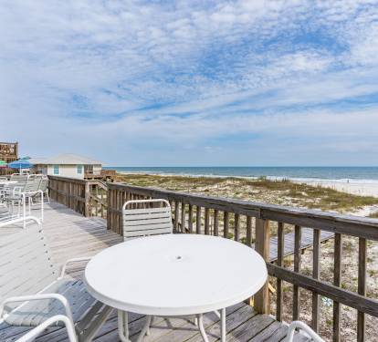 Cabana Beach House Gulf Front Deck