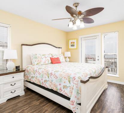 Cabana Beach House Bedroom 3 with King Bed
