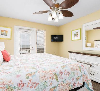Cabana Beach House Bedroom 3 with King Bed