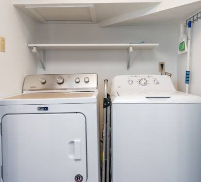 Cabana Beach House Full Size Washer + Dryer