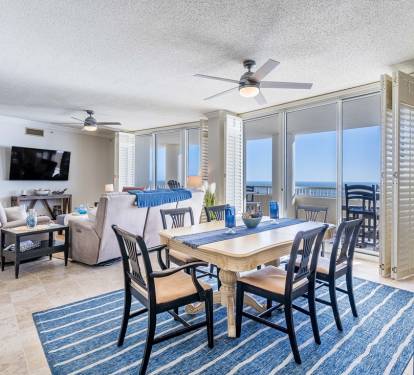 Beach Club 1705B Dining Table Seats 6