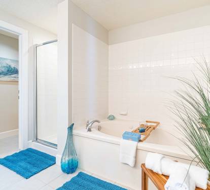 Beach Club 1705B Primary Bathroom with Soaking Tub & Separate Step-In Shower
