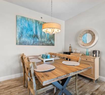 Beach Club 303A Dining Table Seats 6