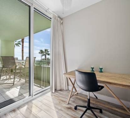 Beach Club 303A Primary Bedroom with Work Space