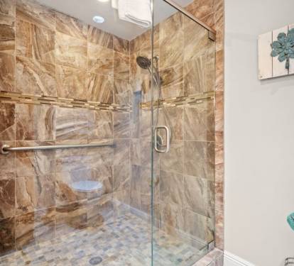 Beach Club 303A Primary Walk-in Shower