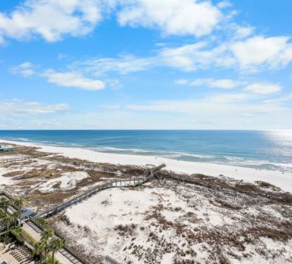 Beach Club 1208C Gulf Front Views from Balcony