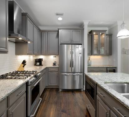 Your fully equipped kitchen features granite counters, stainless appliances, and everything you need to create memorable meals together.